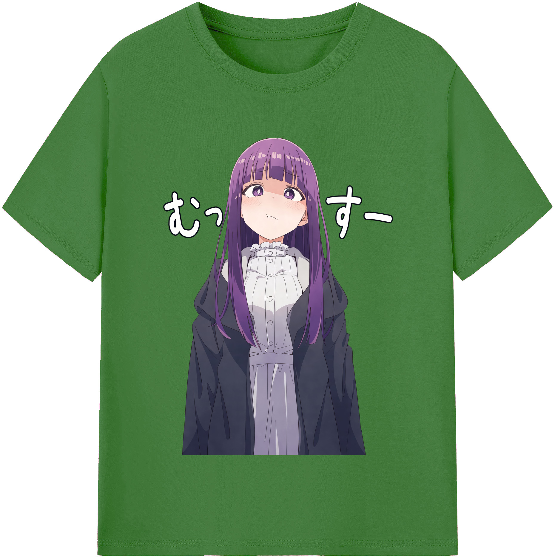 （画像用） 葬送のフリーレン Frieren レディースカジュアルプリントTシャツ（綿100％）